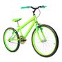 Imagem de Bicicleta Masculina Aro 24 Alumínio Colorido + Garrafinha Fon Fon Retrovisor Freios V-Brake