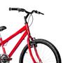 Imagem de Bicicleta Masculina Aro 24 Alumínio Colorido + Garrafinha Fon Fon Retrovisor Freios V-Brake