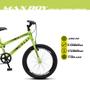 Imagem de Bicicleta Max Boy Infantil Juvenil Aro 20 Aço Freio V-Brake Amarelo Neon - Colli Bike