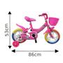 Imagem de Bicicleta Menina A partir 2 anos  Aro 12  Modelo PINK Sereia  Importada