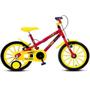 Imagem de Bicicleta Menino Aro 16 Hot ColliBikes 4 a 7 anos Amarela