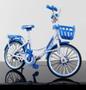 Imagem de Bicicleta Miniatura Fashion Verde Escala 1:10 Bike Decoração