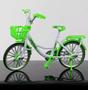 Imagem de Bicicleta Miniatura Fashion Verde Escala 1:10 Bike Decoração