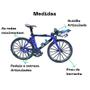 Imagem de Bicicleta Miniatura Mountain Bike Speed Em Metal Ciclismo