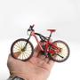 Imagem de Bicicleta Miniatura Slalom Red Escala 1:10 Bike Decoração