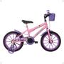 Imagem de Bicicleta Mormaii Aro 16 Sweet Girl c/ Cesta V-Brake  Rosa