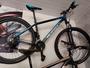 Imagem de Bicicleta mtb alumínio 29 Veloforce kit Shimano cor preta c/azul