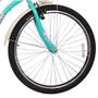 Imagem de Bicicleta Retro Vintage Aro 26 Feminina Beach Azul Turquesa com Cestinha