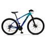Imagem de Bicicleta TKZ Fuji Mountain Bike Aro 29  em Alumínio Câmbio 21 Velocidades Freio a Disco Suspensão Mecânica