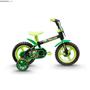 Imagem de Bicicleta Track Bikes Arco Iris Infantil Preto/Verde Aro 12