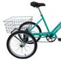 Imagem de Bicicleta Triciclo Aro 26 cor Azul Turquesa