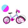 Imagem de Bicicleta Ultra Kids T Aro 16 Azul Bebê E Rosa Ultrabike