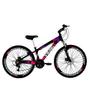 Imagem de Bicicleta Viking X TUFF25  Freeride Aro 26 Freio a Disco 21 Velocidades Cambios Shimano Preto Rosa Vikingx