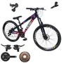 Imagem de Bicicleta Vikingx Tuff 25 Aro 26 Aluminio 24v Shimano Transmissão Shimano Roda Vmaxx Unissex 