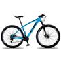 Imagem de Bicicleta XLT Aro 29 Freio a Disco Suspensão 21 Marchas Quadro 19 Alumínio Azul Preto - KSW