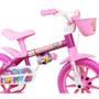 Imagem de Bicicletinha Infantil Aro 12 Para Menina Flower Nathor