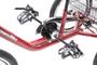 Imagem de Bicileta triciclo adaptado vermelho- aro 20-  deficiente físico- original dream bike