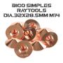 Imagem de Bico de Fibra Simples D32x12mm M14 - Calibre 4.0mm