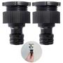 Imagem de Bico Para Torneira Engate Rápido Com Conxeão Para Torneira de 3/4" + Redução Para 1/2"  Kaztec  Kit 02 Un