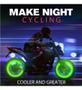 Imagem de Bico Tampa Válvula Pneu Carro Moto Bike Luminoso Fluorescent