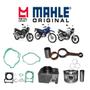 Imagem de Biela Com Rolamento+Kit Cilindro Completo Yamaha Factor YBR 125 K 2008 A 2015 Mahle