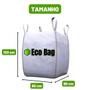 Imagem de Big Bag Saco 90X90X120 Cm 1000Kg Resistente Reforçado 1M C1