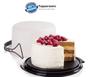 Imagem de Big Cake Redondo Porta Bolo Tupperware (Preto e Branco)