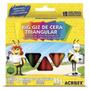 Imagem de Big Giz Triangular com 12 Cores Acrilex 09312 Kit 12 Caixas