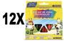 Imagem de Big Giz Triangular com 12 Cores Acrilex 09312 Kit 12 Caixas