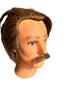 Imagem de Bigode falso postiço castanho claro + cola + removedor