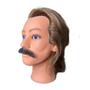 Imagem de Bigode Falso Realista Castanho Escuro + Cola E Removedor