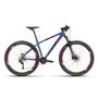 Imagem de Bike Aro 29 Mountain Bike Alumínio M17' Freio a Disco Shimano Fun Evo 2023 Aqua Roxo Sense