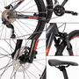 Imagem de Bike Aro 29 Mountain Bike Alumínio M17' Freio a Disco Shimano Fun Evo 2023 Cinza Laranja Sense