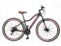 Imagem de Bike Feminina Aro 29 KSW MWZA Retrô 21v Shimano Com Cesta