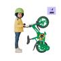 Imagem de Bike Infantil Aro 12 Verde Rodinhas Apoio Menino Menina