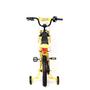 Imagem de Bike Moto Cross Amarela Uni Toys Freios V-Brake Com Rodinhas Bmx