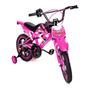 Imagem de Bike Moto Cross Rosa Aro 16 UniToys