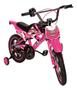 Imagem de Bike Moto Cross Rosa Bicicleta Infantil Aro 16 4 A 8 Anos