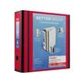 Imagem de Binder Staples Better 4 polegadas e 3 Ring View Red