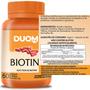 Imagem de Biotina Vitamina B7  60 CAP  - Saúde do Cabelo, Pele e Unhas - Duom