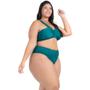 Imagem de Biquini Cós Alto Sustentação Plus Size Alças Largas Decote