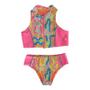 Imagem de Biquini Infantil Cropped Rosa Neon Siri 38158