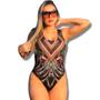 Imagem de Biquini maio feminino praia body colorido body corrente