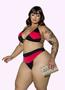 Imagem de Biquini Plus Size Cortininha Tropicaly