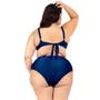 Imagem de Biquini Plus Size Feminino Com Bojo Cintura Alta Laço Verao