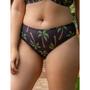 Imagem de Biquíni Plus Size Top Com Bojo, Tanga Sunquíni Estampa Tropical