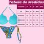 Imagem de Biquíni Sereia Concha Com Bojo Levanta Bum Bum Tanga De Amarrar, Tendência, Lançamento Moda Verão Feminino Lindo