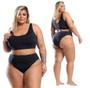 Imagem de Biquíni Top Regata Com Bojo Cintura Alta Plus Size 48/50