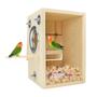 Imagem de Bird Nest Box CooShou Criadouro de periquitos para papagaios