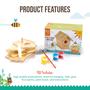 Imagem de Birdhouse Kit Beetle & Bee Build A Bird Bungalow Kids 5+